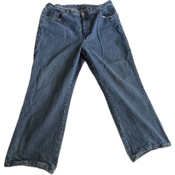 IZOD Women’s Blue Jeans Bootcut Size 20W - Picture 1 of 7